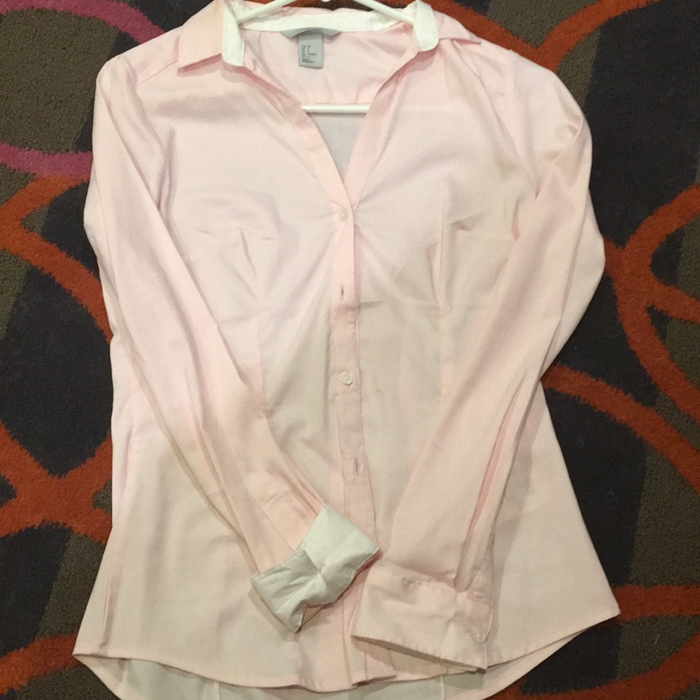 Pink button down - NEVER WORN